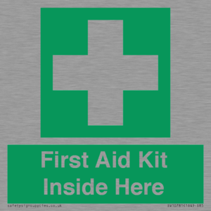 First Aid Kit Inside Here